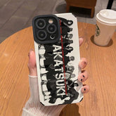 Naruto Akira Phone Case Matte Silicone Leather iPhone Case - HelloAnimeCases